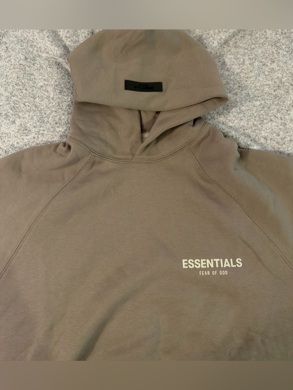 Fear of God ESSENTIALS Taupe Sweatshirt. NWT. Size Small